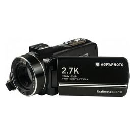 Realimove CC2700 Videocamera Digitale 2.7 K 24MP Zoom 18 X Telecomando Nero