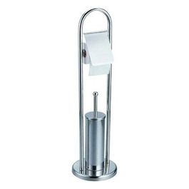 Portascopino Wc+Portarotolo Acqua Inox - 03737