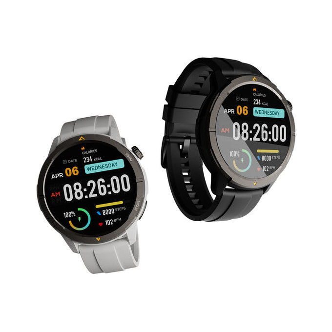 Agm Legion Smartwatch Amoled 1.43 Pollici Gps Cardiofrequenzimetro Nero