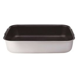 Rostiera rettangolare antiaderente con maniglie snodate 40x28
