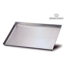 Teglia rettangolare bassa in alluminio 60x40x3