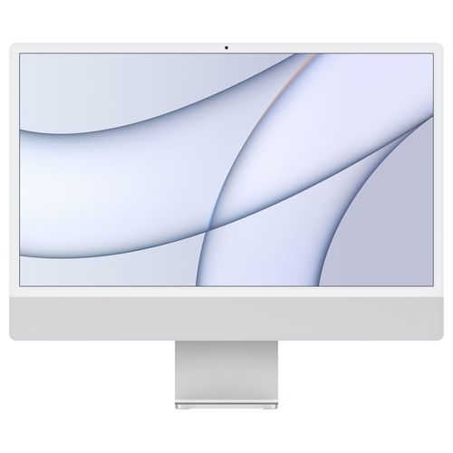 Apple iMac Apple M1 cm (24'') 4480 x 2520 Pixel 8 GB 256 GB SSD PC All-in-one macOS Big Sur Wi-Fi 6 (802.11ax) Argento