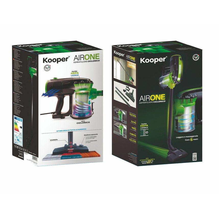 Airone Aspirapolvere 600W NeroVerde Airone Aspirapolvere 600W NeroVerde