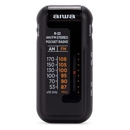 R-22BK Radio Tascabile Am-Fm Stereo