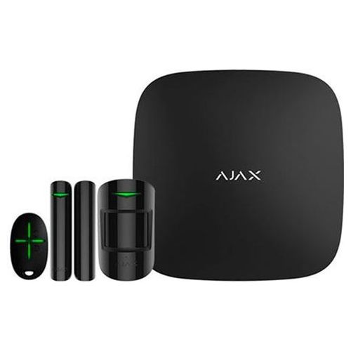 Ajax Starterkit Black Hub con Motionprotect DoorProtect SpeceController