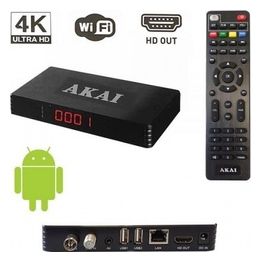 Akai Decoder Dvbt-2 Combo Sat Terre T2+s2 Android Smart Bonusok 2 Tuner