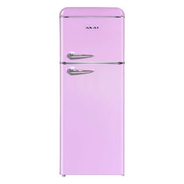 Frigorifero Doppia Porta Retrò Rosa 240L Classe E