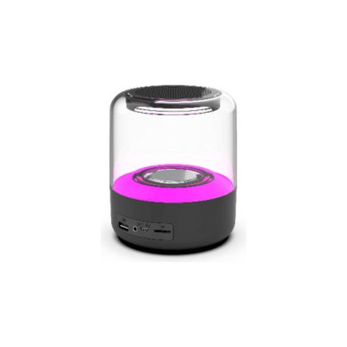 Akai Mini Speaker Bluetooth Portatile 5W con Luci Led