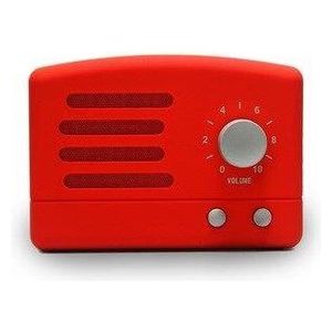Akai Radio Altoparlante Bluetooth Rosso