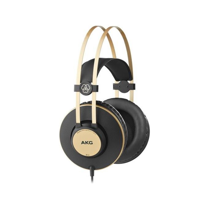 Akg Cuffie con Filo K92 Nero-Oro