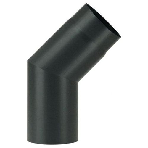 Ala - Gomito a 45° in acciaio nero Ø15 cm, spessore 2 mm