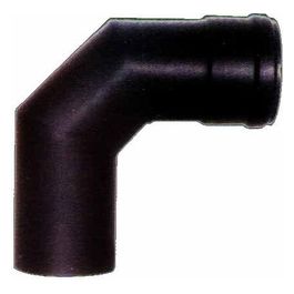 Ala Gomito Acciaio 90^ 8 Nero 2Mm Pellet