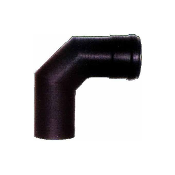 Image of Ala Gomito Acciaio 90^ 8 Nero 2Mm Pellet