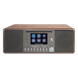 Albrecht DR 895 Impianto Compatto per Cd Dab/Ukw/Internet/Cd Marrone