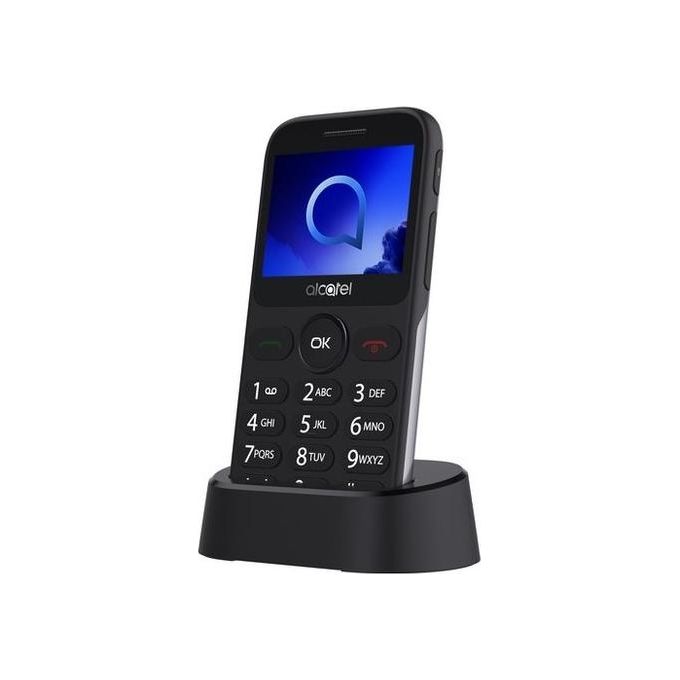 Alcatel 20.19G Metallic Silver Easy Phone 2,4'' con Fotocamera