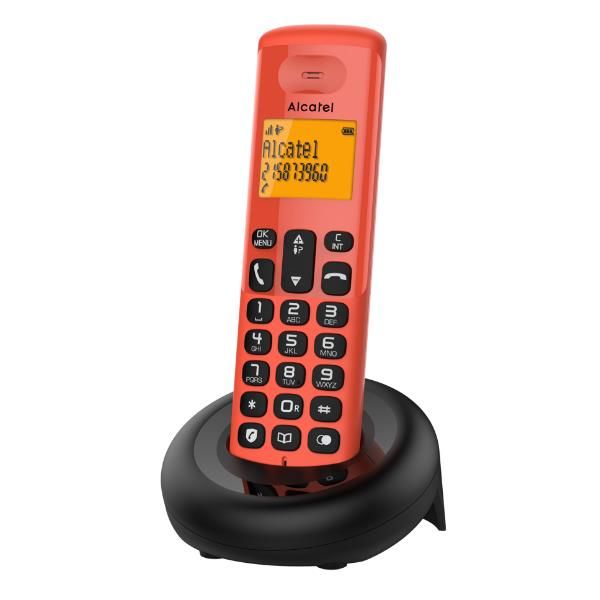 Alcatel E160 Rosso Telefono