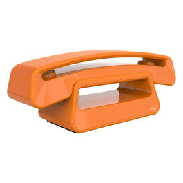 ePure Iconic Telefono Cordless Design Vintage Arancione