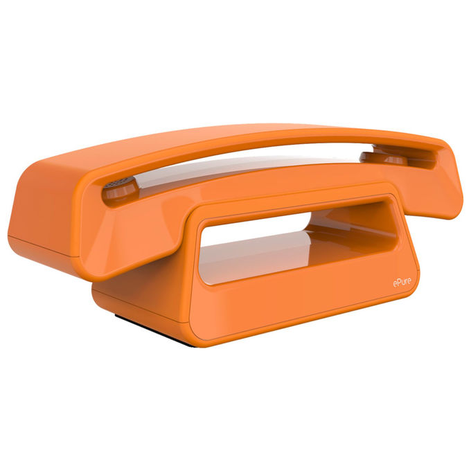 Alcatel ePure Iconic Telefono Cordless Design Vintage Arancione