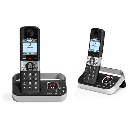 F890 Voice Duo Telefono DECT Nero con Identificatore
