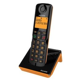 Alcatel S280 Cordless Vivavoce con Funzione Blocco Chiamate Evoluto Orange