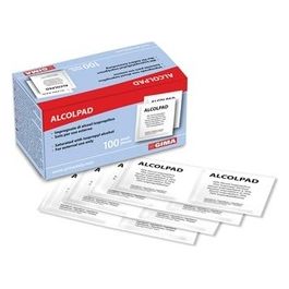 Alcomed Alcohol Pads - Scatola Da 100 Pads conf. 100 pz.