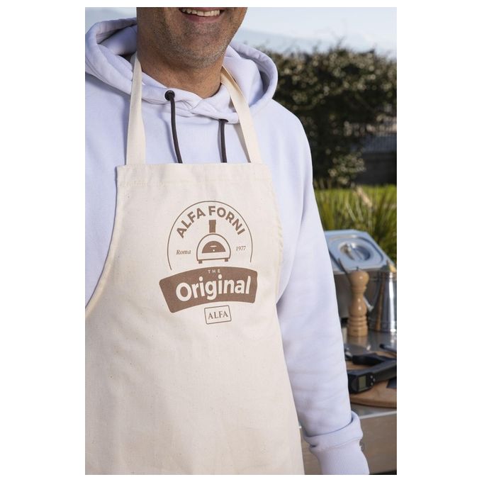 Alfa Forni Grembiule da Cucina Alfa Original Apron Beige
