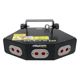 Proiettore Disc Jockey Spectrum Six RGB Nero