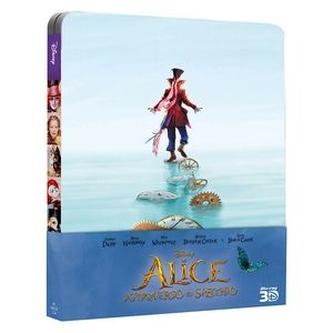 Alice Attraverso Specchio 3D Steelbook Blu-Ray