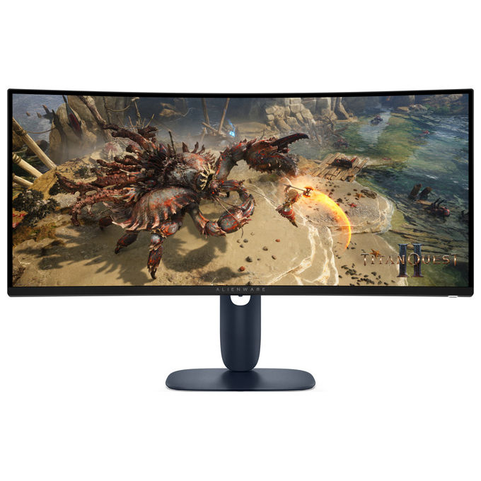 Dell Alienware AW3425DWM Monitor PC 34" Quad HD (Nero - Blu)