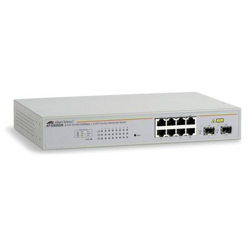 Allied Telesis Websmart Layer 2 Gigabit 8 Port 10/100/1000tx Switch