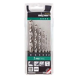 Set di Punte Elicoidali HSS PRO TM 6