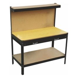 Banco Lavoro 120X60Cm Altezza 94/150Cm 1 Cassetto