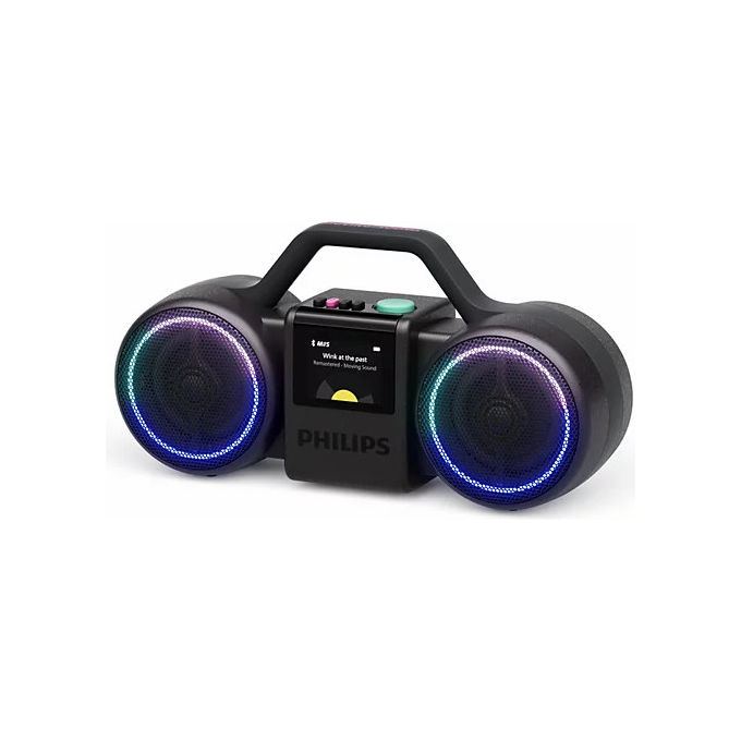 Philips TAMS60B-00 The Roller Altoparlante Bluetooth Portatile 120W IP67 Bluetooth 6.0 Batteria 24h Auracast USB-C colore Nero