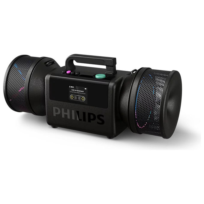 Philips TAMS80B-00 The Tube Altoparlante portatile stereo 140 W RMS Bluetooth 6.0 IP67 colore Nero