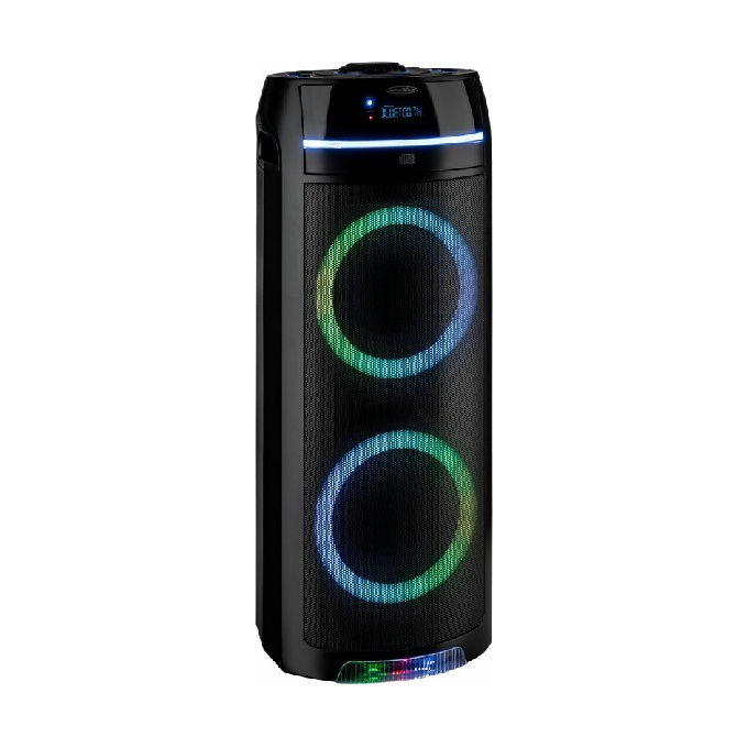 Reflexion PS10CD Altoparlante Portatile con Bluetooth 5.0 CD Radio FM 480 W colore Nero