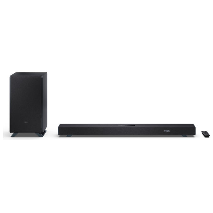 Sharp HT-SBW53121(BK) Soundbar 3.1.2 canali 182 W con subwoofer wireless Argento