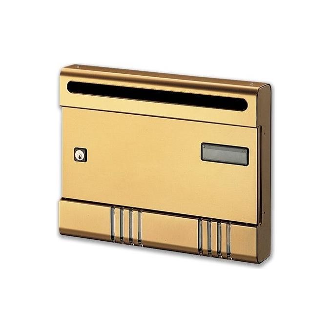 Alubox Cassetta Postale Serie Esse Sir Bronzo