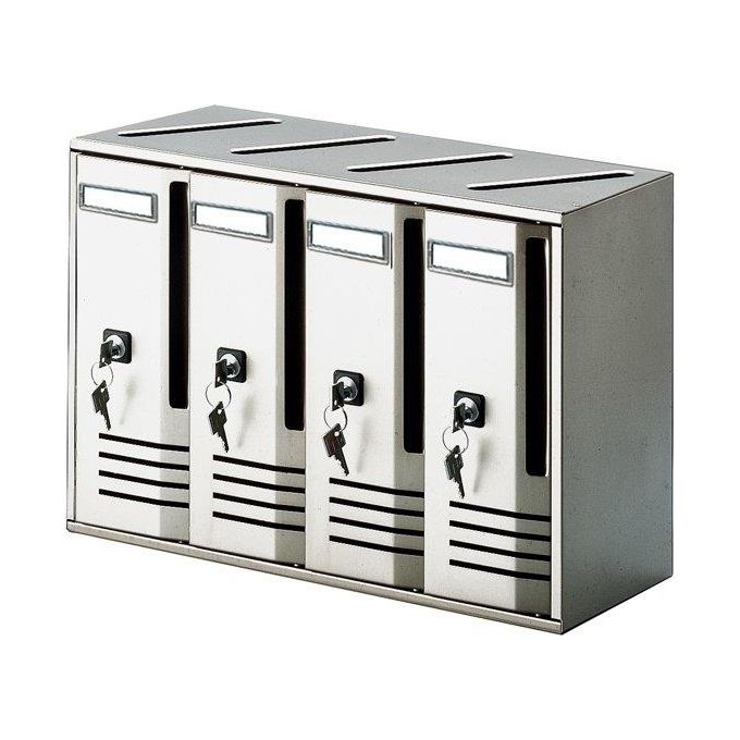 Alubox Cubo C4 Blocchiera Argento