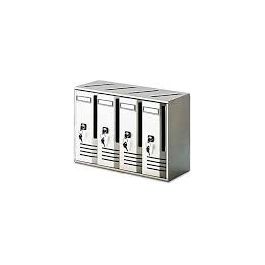 Cubo C4 Blocchiera Argento Metallizzato