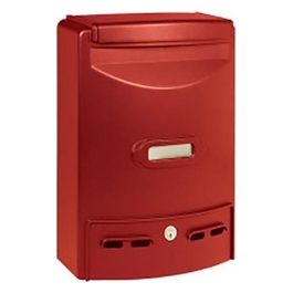 Europa Maxi Cassetta Postale Verniciato Rosso