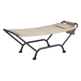 Amaca Con Supporto Maldive In Acciaio E Pvc 600d - Colore Beige