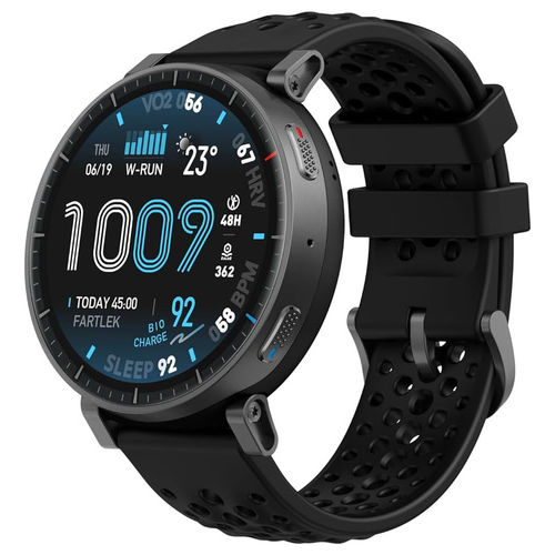W2556GL1N Active Max Smartwatch AMOLED 1.5" 4GB Mappe Offline GPS NFC 25 Giorni Autonomia 5 ATM colore Nero