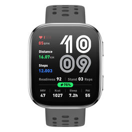 Bip 6 Charcoal Smartwatch con GPS e Touchscreen