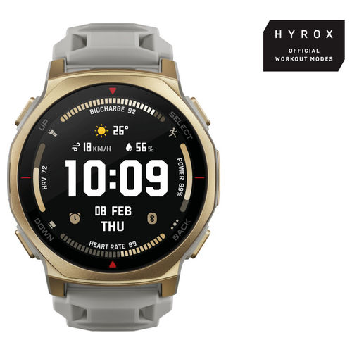 ES-TREX 3PRO 44MM-ARCTICGOLD T-Rex 3 Pro Smartwatch 44mm AMOLED GPS Dual-Band Mappe Offline 10 ATM 17 giorni autonomia colore Oro