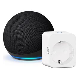 Echo Dot 5 Gen Alexa  Smart Plug Wiz Nero e Bianco