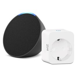 Echo Pop Alexa  Smart Plug Wiz Nero e Bianco