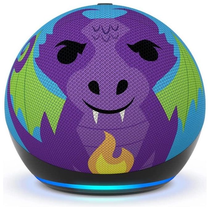 Amazon Echo Dot 5 Kids Dragon Design