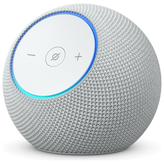 Amazon Echo Dot Max Altoparlante Alexa con audio avvolgente Hub integrato Bianco ghiaccio