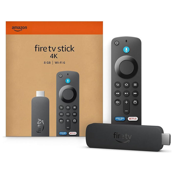 Amazon, Fire TV Stick 4K Select, Dispositivo Streaming, Nero
