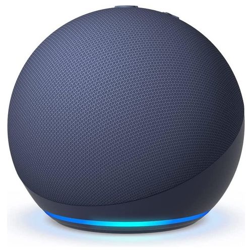 Amazon Nuovo Echo Dot 5ª Generazione Altoparlante Intelligente con Integrazione Alexa Blu Notte